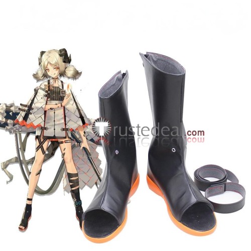 Arknights Ifrit Ceylon Astesia Perfumer Black White Cosplay Shoes Boots
