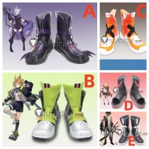 Arknights Provence Aak Thorns Vermeil Leonhardt Black Brown Cosplay Shoes Boots