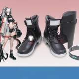 Arknights Schwarz Blemishine Quercus Podenco Black Brown Cosplay Shoes Boots