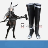 Arknights Ansel Swimsuit Cuora Istina Savage Black White Cosplay Shoes Boots
