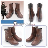 Arknights Pallas Iris Vigna Lin Andreana Ash Black Brown Cosplay Shoes Boots