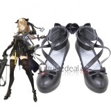 Arknights Gitano Deepcolor Meteorite Mephisto Black Brown Cosplay Shoes Boots