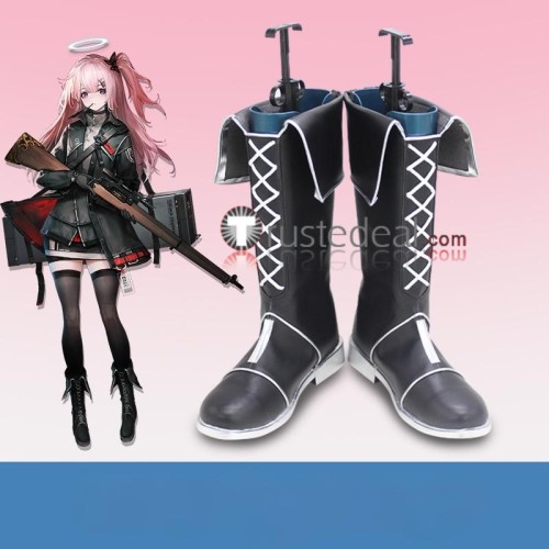 Arknights Magallan Beehunter Ambriel Carnelian Black Cosplay Shoes Boots