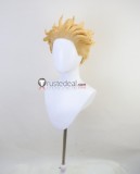 Gachiakuta Enjin Regto Golden Blonde Black Styled Cosplay Wig
