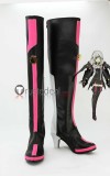 Elsword Aisha Metamorphy Eve Code Nemesis Elemental Master White Black Cosplay Shoes Boots