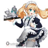 Elsword Ain Chung Maid Rena Erindel Green Outfit Cosplay Costume