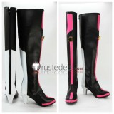 Elsword Aisha Metamorphy Eve Code Nemesis Elemental Master White Black Cosplay Shoes Boots
