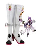 Elsword Aisha Metamorphy Eve Code Nemesis Elemental Master White Black Cosplay Shoes Boots