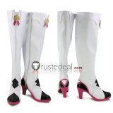 Elsword Aisha Metamorphy Eve Code Nemesis Elemental Master White Black Cosplay Shoes Boots