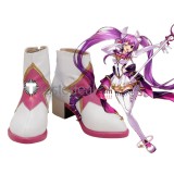 Elsword Aisha Metamorphy Eve Code Nemesis Elemental Master White Black Cosplay Shoes Boots