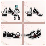Elsword Aisha Metamorphy Eve Code Nemesis Elemental Master White Black Cosplay Shoes Boots