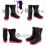 Elsword Aisha Sakra Devanam Add Mad Paradox Path Elesis Purple White Black Cosplay Shoes Boots