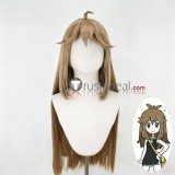 Pokemon Masters EX Lacey Pink Let's Go Green Brown Styled Cosplay Wig