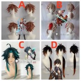 Genshin Impact Tartaglia Zhongli Xiao Kaedehara Kazuha Styled Cosplay Wig