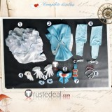 Prism Paradise PriPara Mikan Shiratama White Blue Cosplay Costume 2