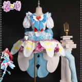 Prism Paradise PriPara Mikan Shiratama White Blue Cosplay Costume 2