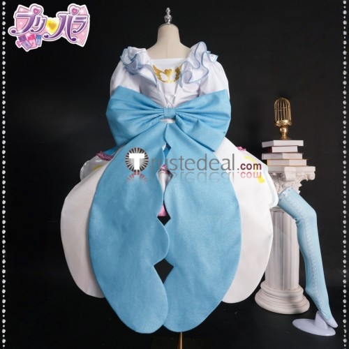 Prism Paradise PriPara Mikan Shiratama White Blue Cosplay Costume 2