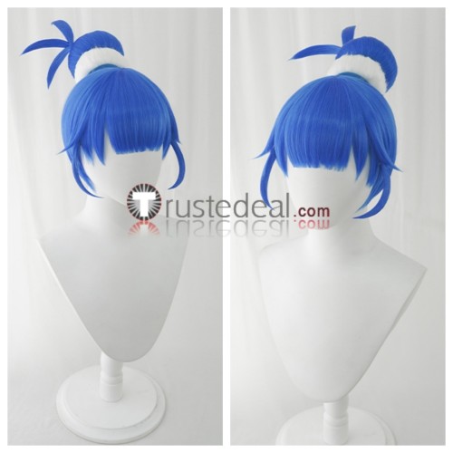 Overwatch D.Va Juno DokiWatch Magical Girl Black Blue Blonde Cosplay Wig