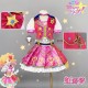 Aikatsu Universe Aikatsu Stars Nijino Yume Pink Uniform Dress Cosplay Costume
