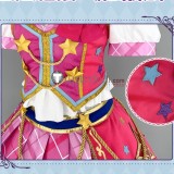 Aikatsu Universe Aikatsu Stars Nijino Yume Pink Uniform Dress Cosplay Costume