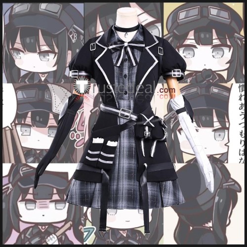 Magical Girl Witch Trials Mahou Shoujo no Majo Saiban Nanoka Kurobe Black Outfit Cosplay Costume