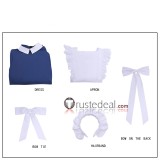 Mechanical Marie Blue Maid Cosplay Costume