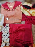 Pokemon Gijinka Flareon Red Kimono Cosplay Costume