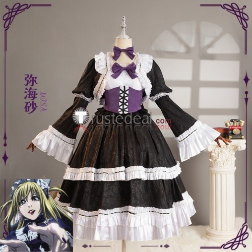 Death Note Misa Amane Black Lolita Dress Cosplay Costume