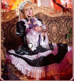 Death Note Misa Amane Black Lolita Dress Cosplay Costume