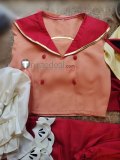 Pokemon Gijinka Flareon Red Kimono Cosplay Costume