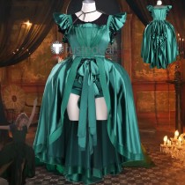 Wednesday Season 2 Agnes Green Dance Cosplay Costume
