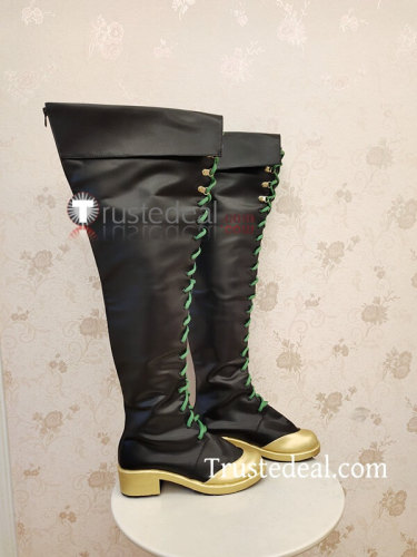 Vocaloid Osaka Circus 2024 Snow Miku Silver Black Cosplay Shoes Boots