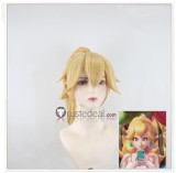 Super Mario Bros Bowsette Koppa Hime Princess Bowser Blonde Styled Ponytail Cosplay Wig