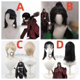 Limbus Company Jia Qiu Lei Heng Faust Black Brown Blonde Styled Cosplay Wig