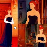Film Anastasia Princess Purple Formal Dress Cosplay Costume
