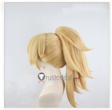 Super Mario Bros Bowsette Koppa Hime Princess Bowser Blonde Styled Ponytail Cosplay Wig