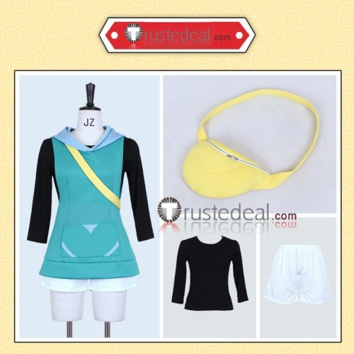 Pokemon Horizons The Series Pocket Monsters Liko and Roy's Departure Liko New Outfit Blue Hoodie Cosplay Costume 2