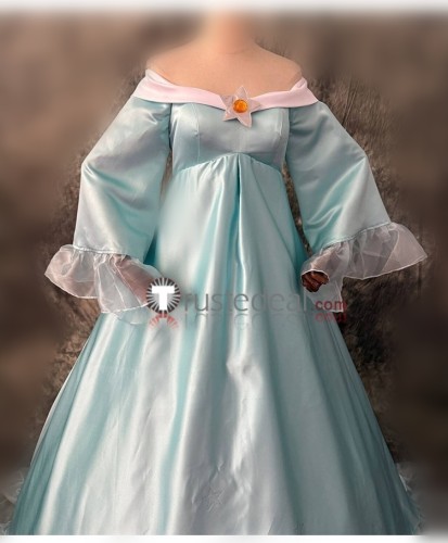 Super Mario Princess Rosalina Light Blue Dress Cosplay Costume
