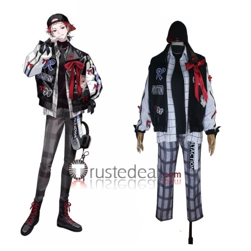 Vtuber Virtual YouTuber 3rd Anniversary VOLTACTION Seraph Dazzlegarden Fura Kanato Watarai Hibar Shikinagi Akira Cosplay Costume