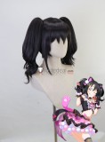 Love Live SR Cheerleader Cat Twin Tail Nico Yazawa Black Ponytails Riko Sakurauchi Red Styled Cosplay Wig
