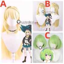Slime Taoshite 300-nen I've Been Killing Slimes for 300 Years and Maxed Out My Level Azusa Aizawa Blonde Shalsha Green Cosplay Wig