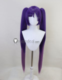 Genshin Impact Pact of Stars and Moon Mona Purple Amber Brown Styled Ponytails Cosplay Wig