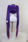 Genshin Impact Pact of Stars and Moon Mona Purple Amber Brown Styled Ponytails Cosplay Wig