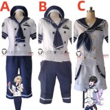Promise of Wizard Mitile Riquet Snow Navy Uniform Cosplay Costume