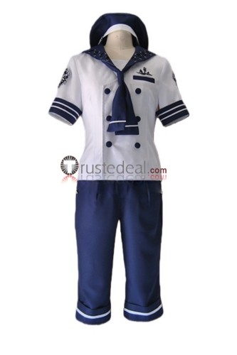 Promise of Wizard Mitile Riquet Snow Navy Uniform Cosplay Costume