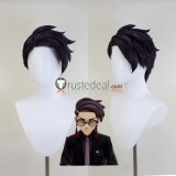 Pokemon Legends Z-A ZA Lida Corbeau Purple Black Brown Styled Cosplay Wig Hair Accessories Earrings