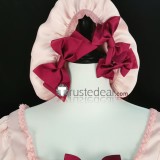 Umineko no Naku Koro ni When They Cry Lambdadelta Pink Formal Dress Cosplay Costume