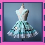 Panty Stocking with Garterbelt Stocking Green Lolita Dress Cosplay Costume