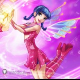 Winx Club Musa Pink Dress Cosplay Costume
