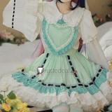 Panty Stocking with Garterbelt Stocking Green Lolita Dress Cosplay Costume